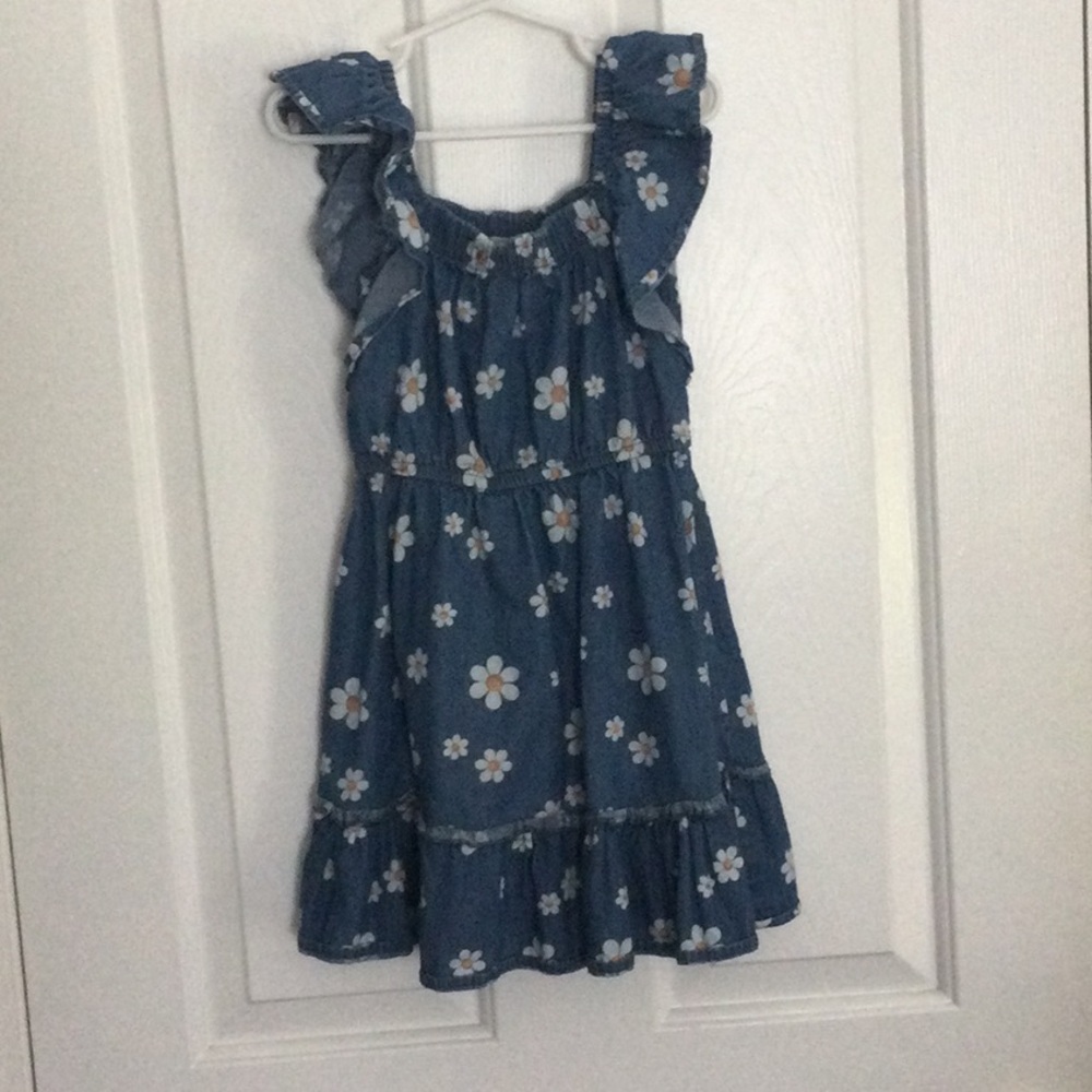 Floral Blue Kids Dress